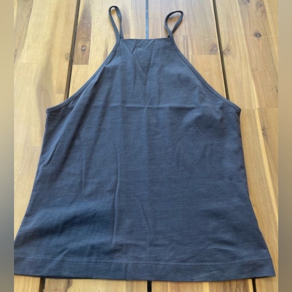 Lovers + Friends Gray Boxy Sleeveless High Neck Tank Top size Extra Small - Picture 1 of 3